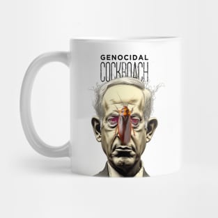 Benjamin Netanyahu: The Genocidal Cockroach Mug